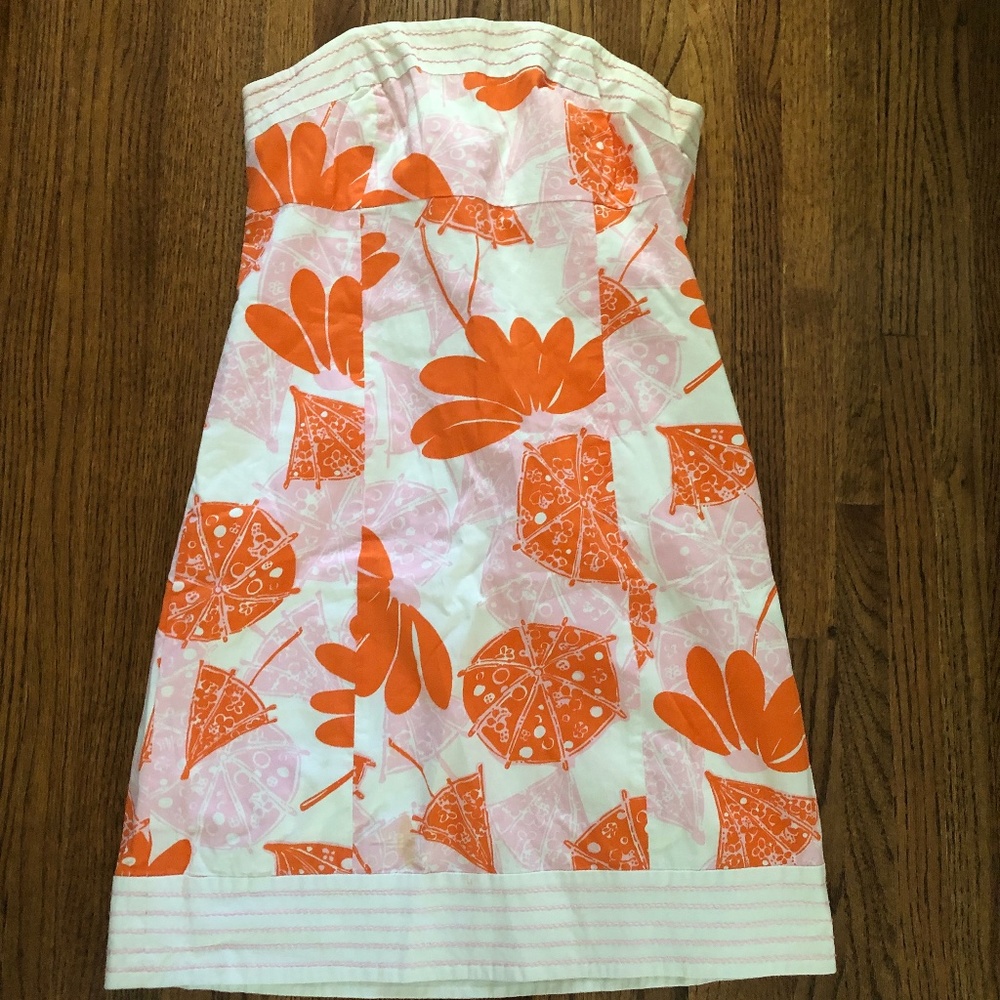 Lilly Pulitzer Pink and Orange Shift